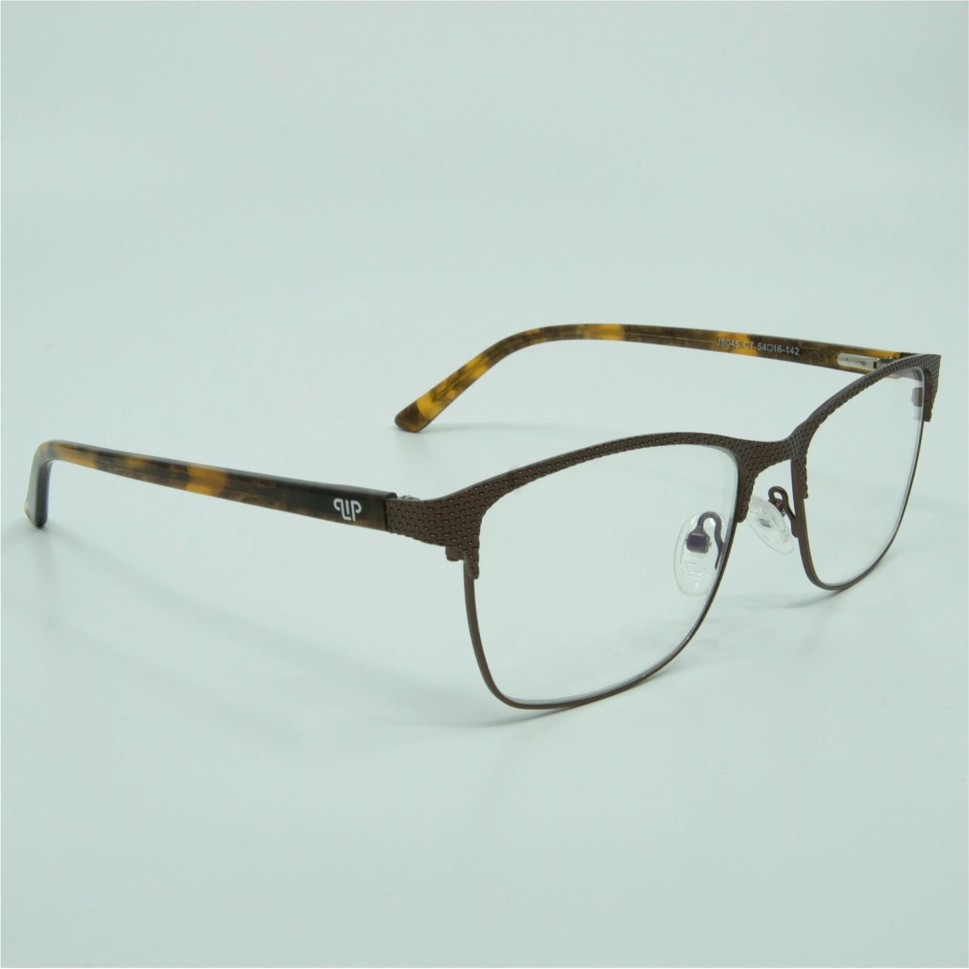 Clipp Glasses Amber barna szemüveg balról