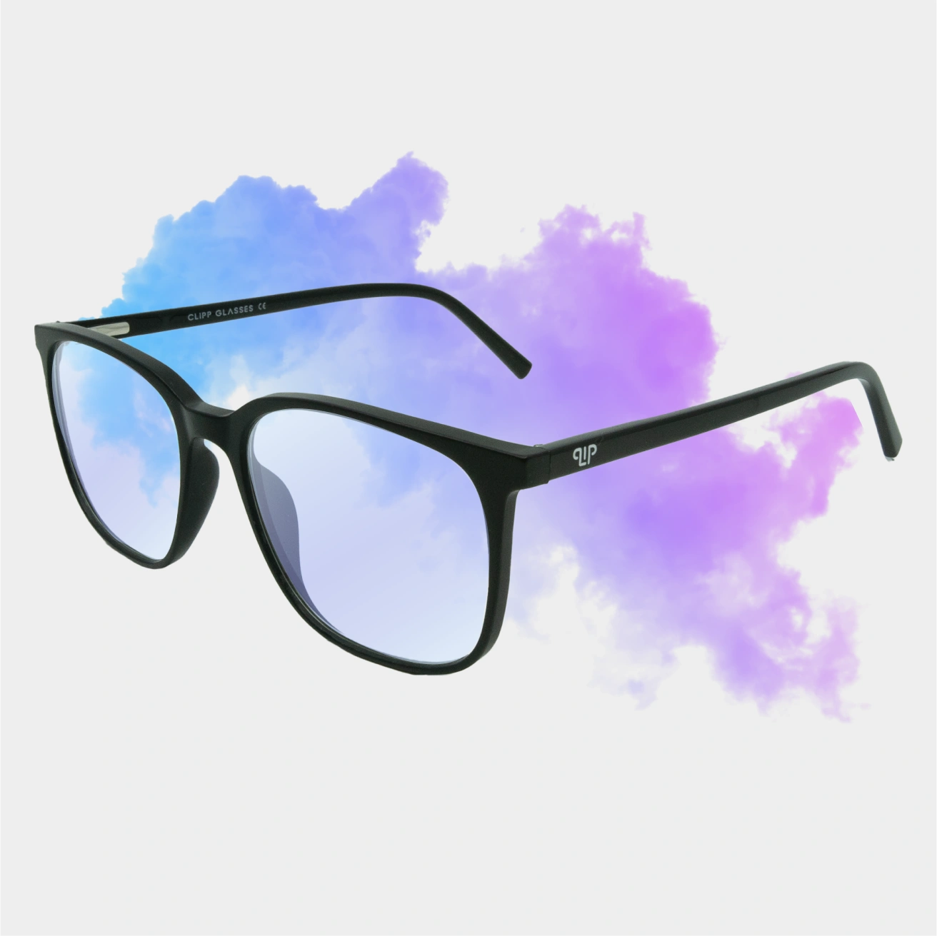 Clipp Glasses focus fekete szemüveg balról