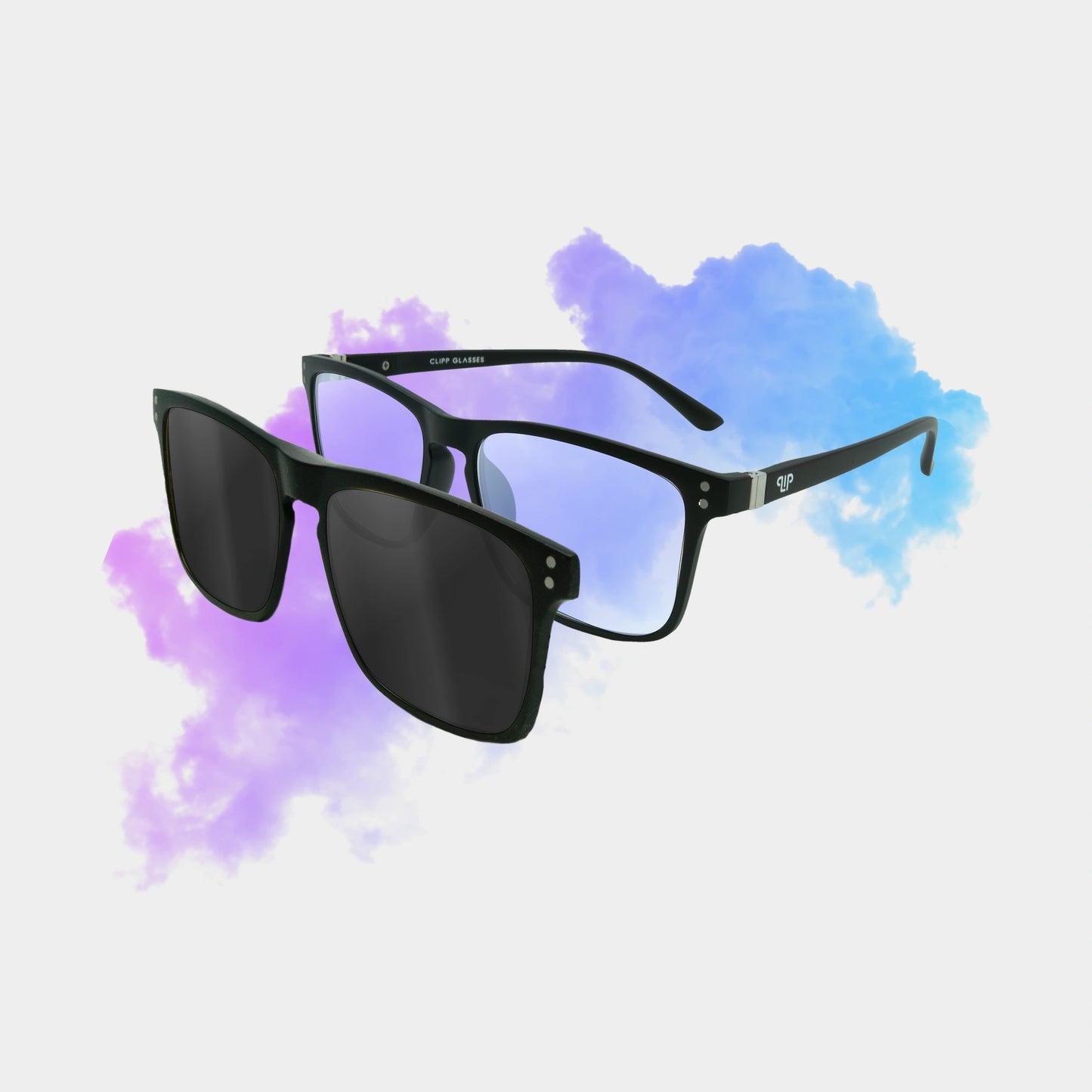 Clipp Glasses Cubed monitor szemüveg fekete fedőlencsével