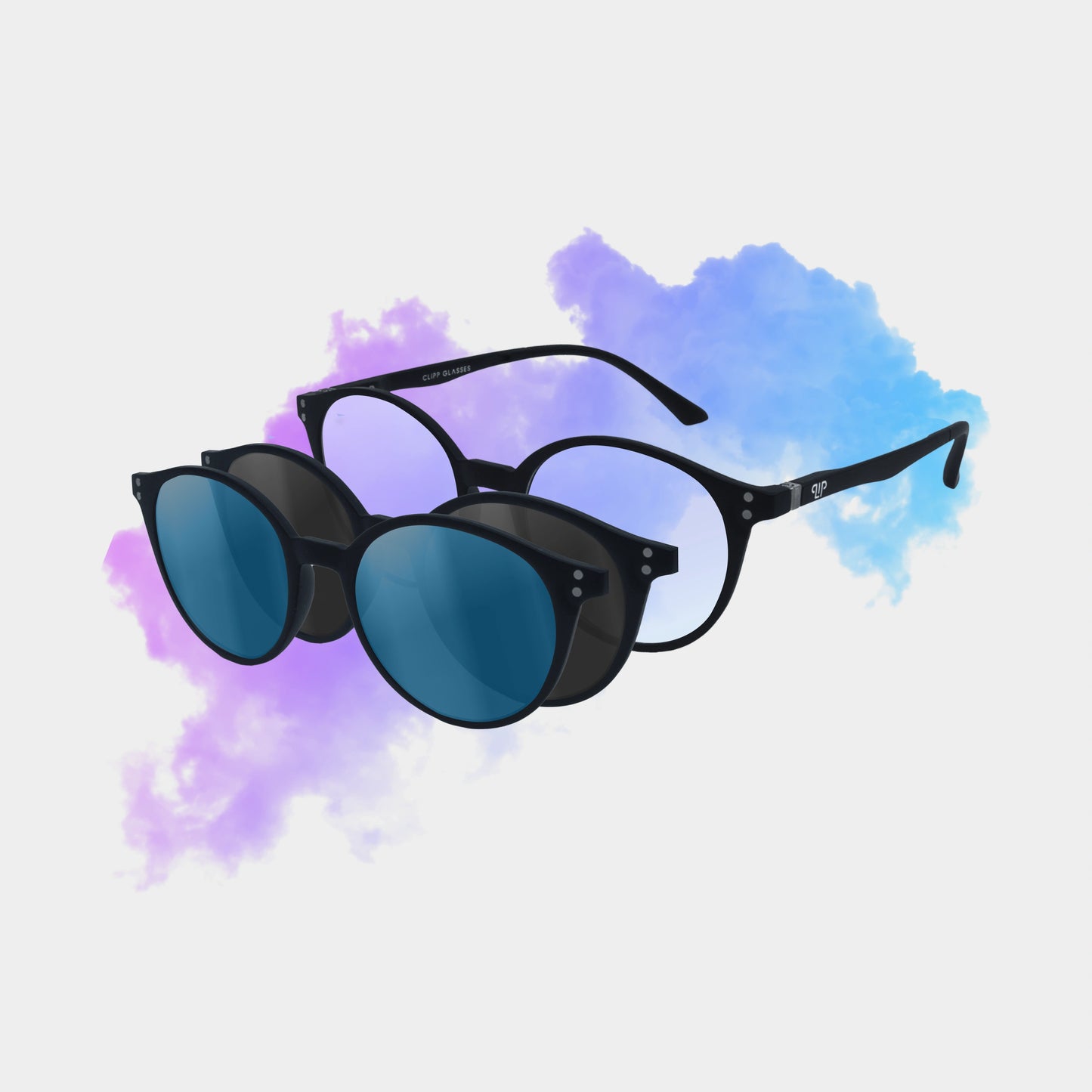 Clipp Glasses Sierra monitor szemüveg fekete és kék fedőlencsével