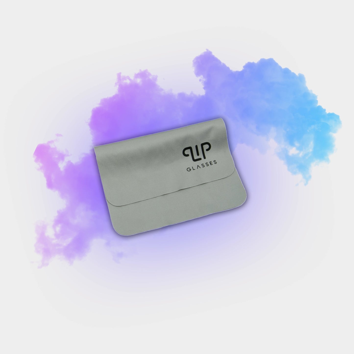 Clipp Glasses szürke törlőkendő