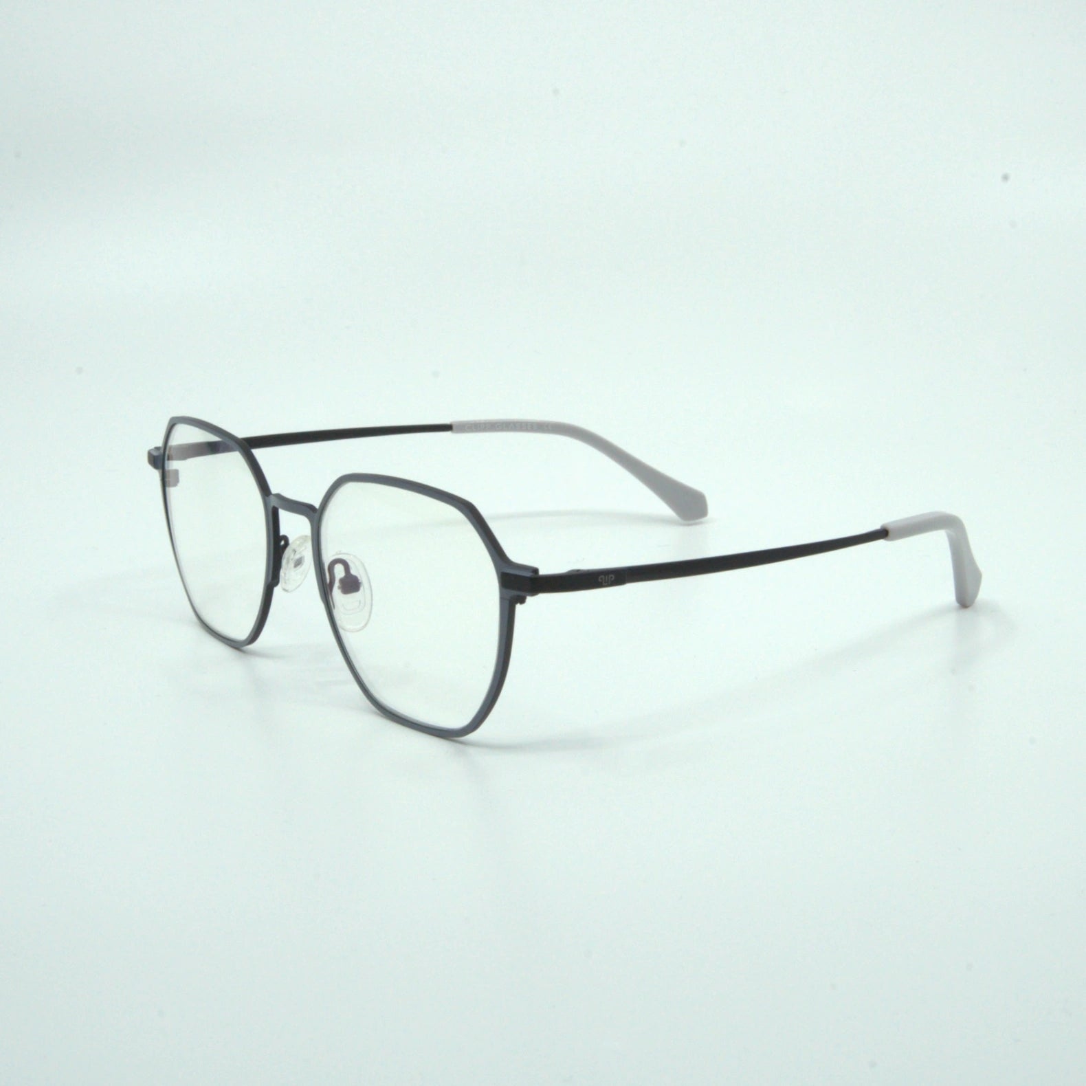 Clipp Glasses fehér pixel kékfény szűrő szemüveg jobbról