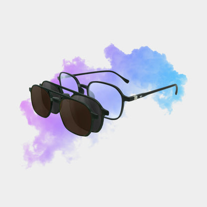 Clipp Glasses Hex monitor szemüveg fekete és barna fedőlencsével