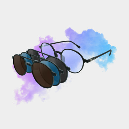 Clipp Glasses Harry monitor szemüveg fekete, barna és kék fedőlencsével