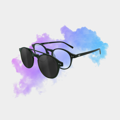 Clipp Glasses Sierra+ monitor szemüveg fekete fedőlencsével