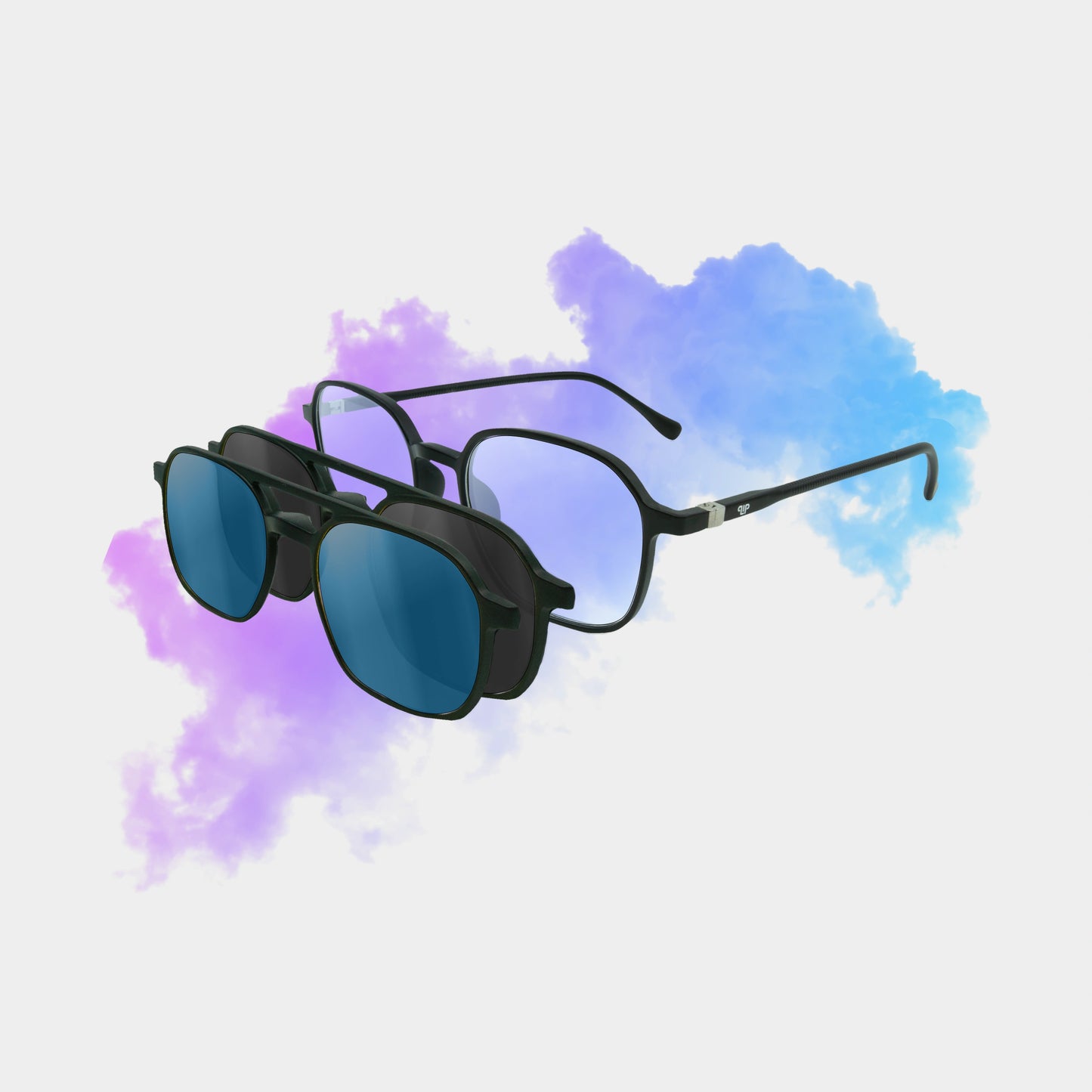 Clipp Glasses Hex monitor szemüveg fekete és kék fedőlencsével