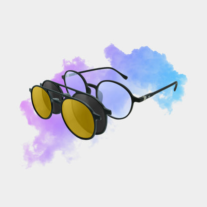 Clipp Glasses Harry monitor szemüveg fekete és sárga fedőlencsével