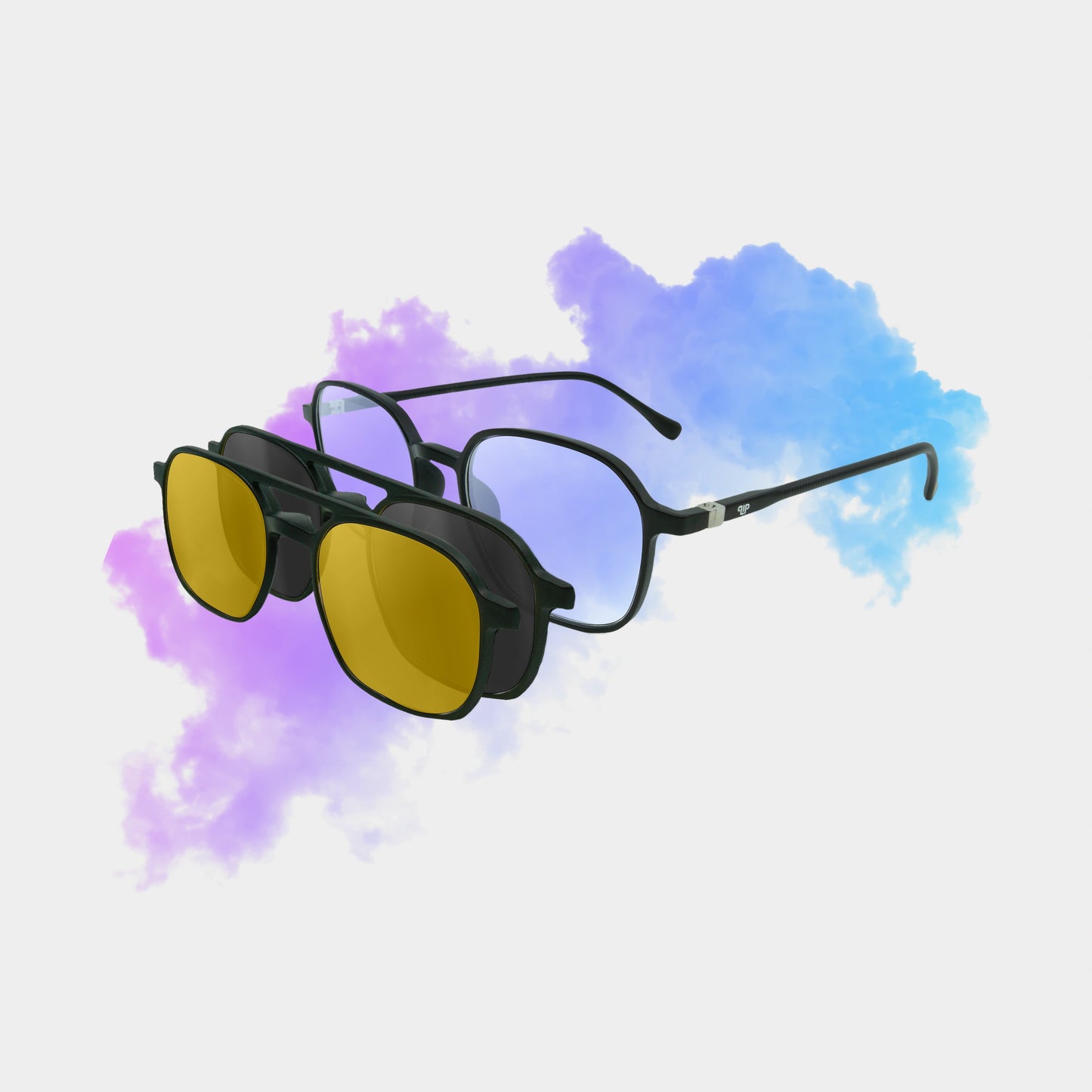 Clipp Glasses Hex monitor szemüveg fekete és sárga fedőlencsével